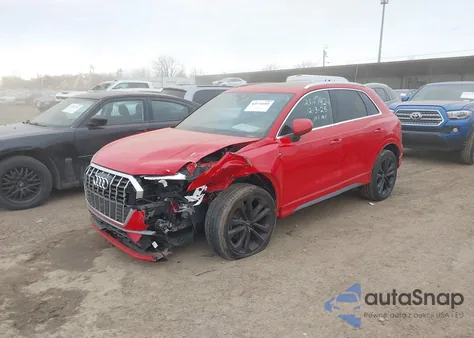 2020 Audi Q3 Premium Plus 45 Tfsi S Line Quattro Tiptronic z USA, uszkodzony, nr VIN WA1EECF37L1114614